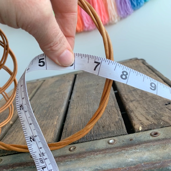 Vintage Boho Mini Open Weave Wicker Handled Basket - Picture 6 of 6